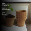 Alsa Coir Pot - Set Of Five