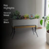 Botanic Eterna Metal Planter Stand