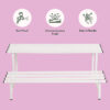 Botanika Elevate Two Tier Metal Plant Stand - White