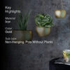 Dolema Hanging Planter - Set Of Three