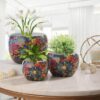Elitta Ethnic Handcrafted Planter - Set Of Three