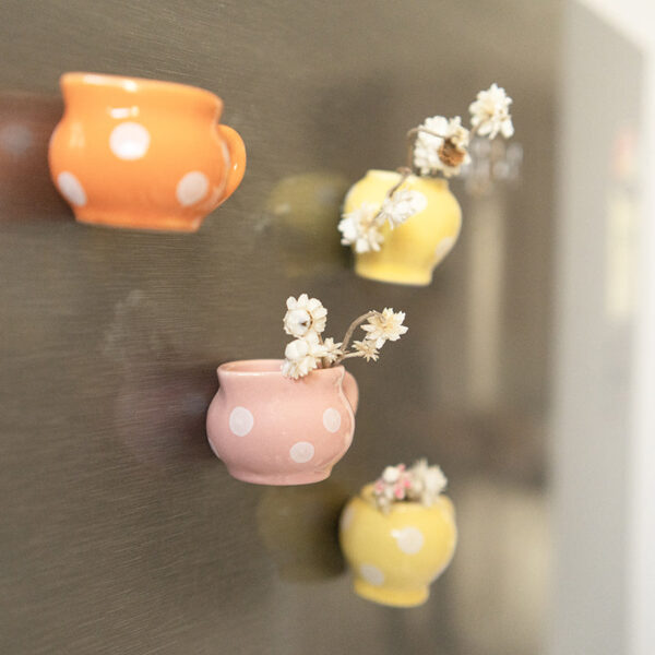 Garden Party Magnetic Fridge Planter - Set Of Four