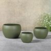Ivera Dune Planter (Green) - Set Of Three