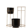 Milara Allure Planter (Black) - Set Of Two