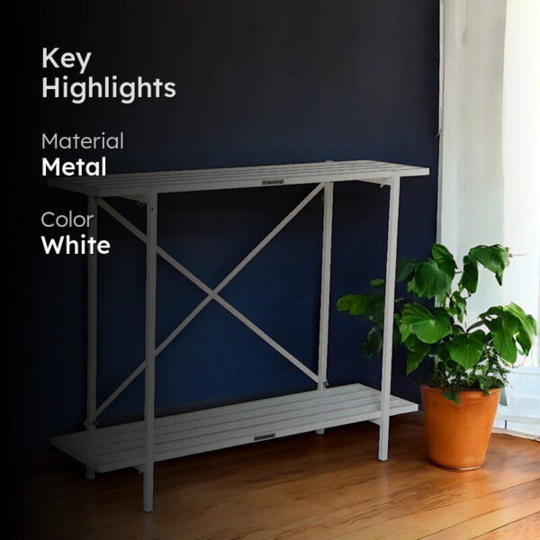 Modan Two Tiered Metal Planter Modan Two Tiered Metal Planter