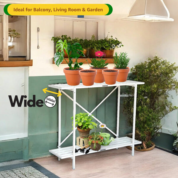 Modan Two Tiered Metal Planter Modan Two Tiered Metal Planter