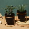 Parona Metal Planter - Set Of Two