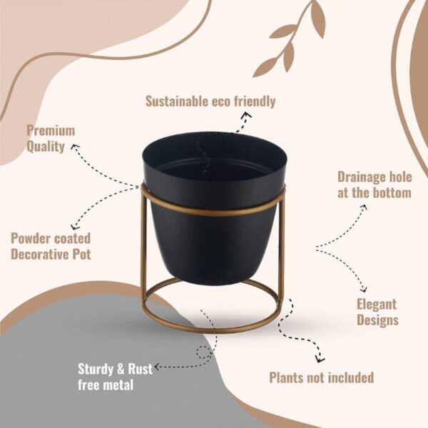 Parona Metal Planter - Set Of Two