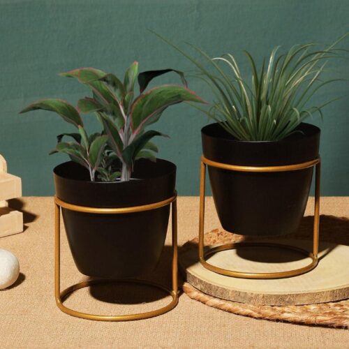 Parona Metal Planter - Set Of Two