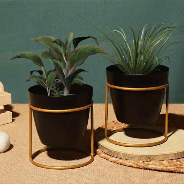 Parona Metal Planter - Set Of Two