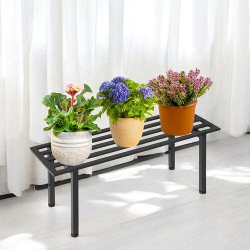 Planar Metal Planter (Black) - Set Of Four