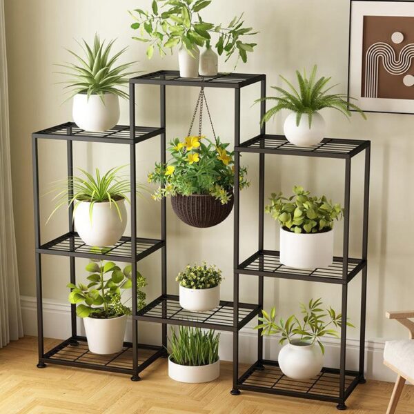 Timber Tier Metal Planter Stand Timber Tier Metal Planter Stand