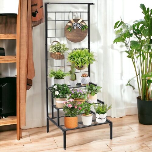 Vetro Planter Stand - Black