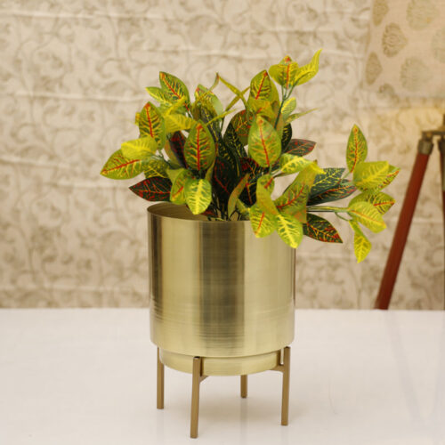 Vida Ember Planter - Gold